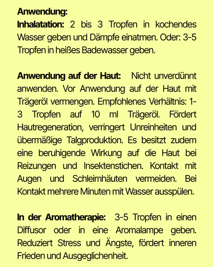 100 % natürliche Bio-Öle 10 ml