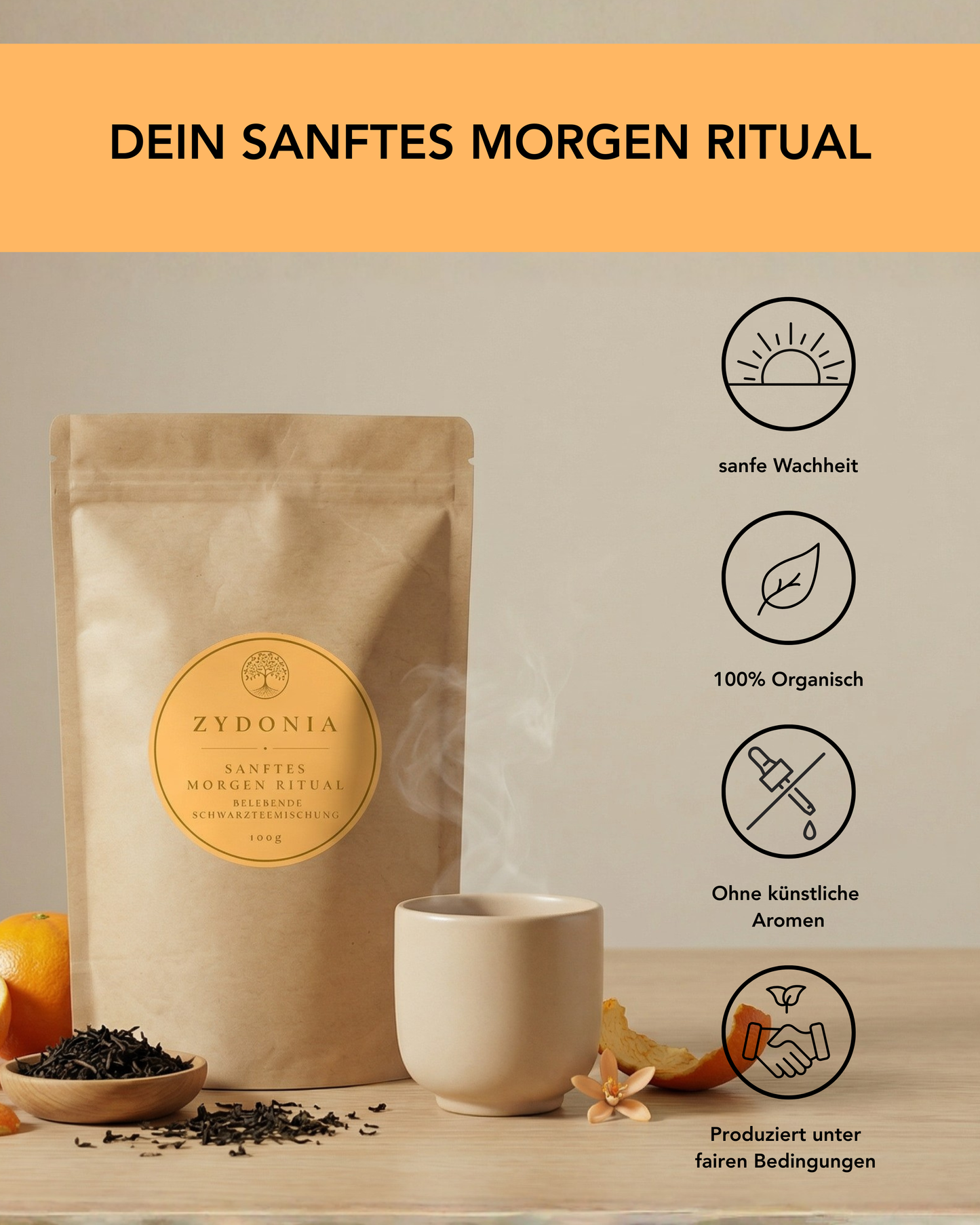 Schwarzer Tee - Sanftes Morgen Ritual