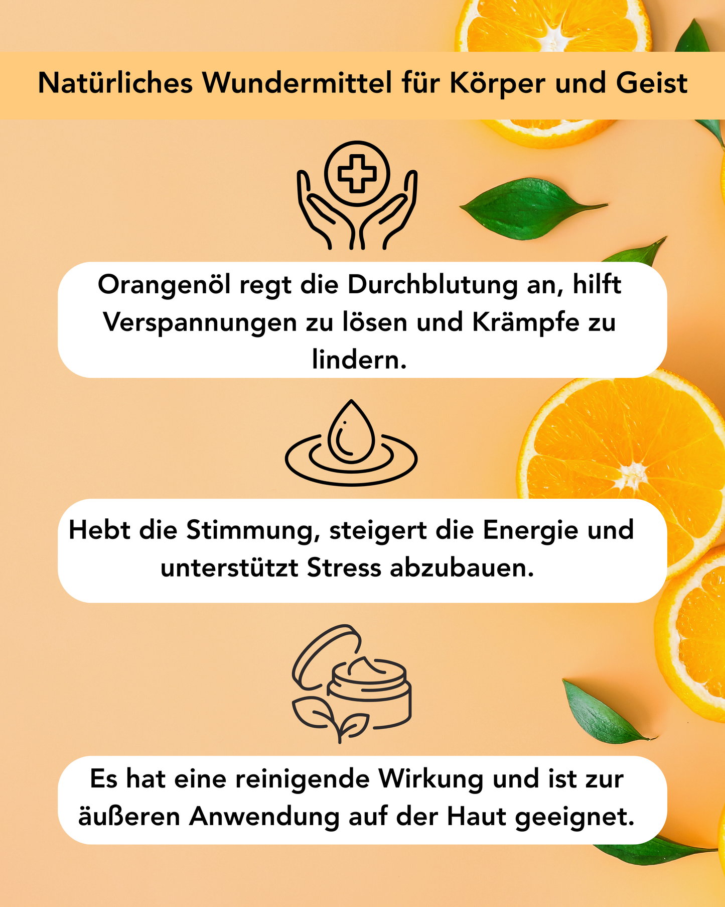100 % natürliches Orangenöl 10 ml