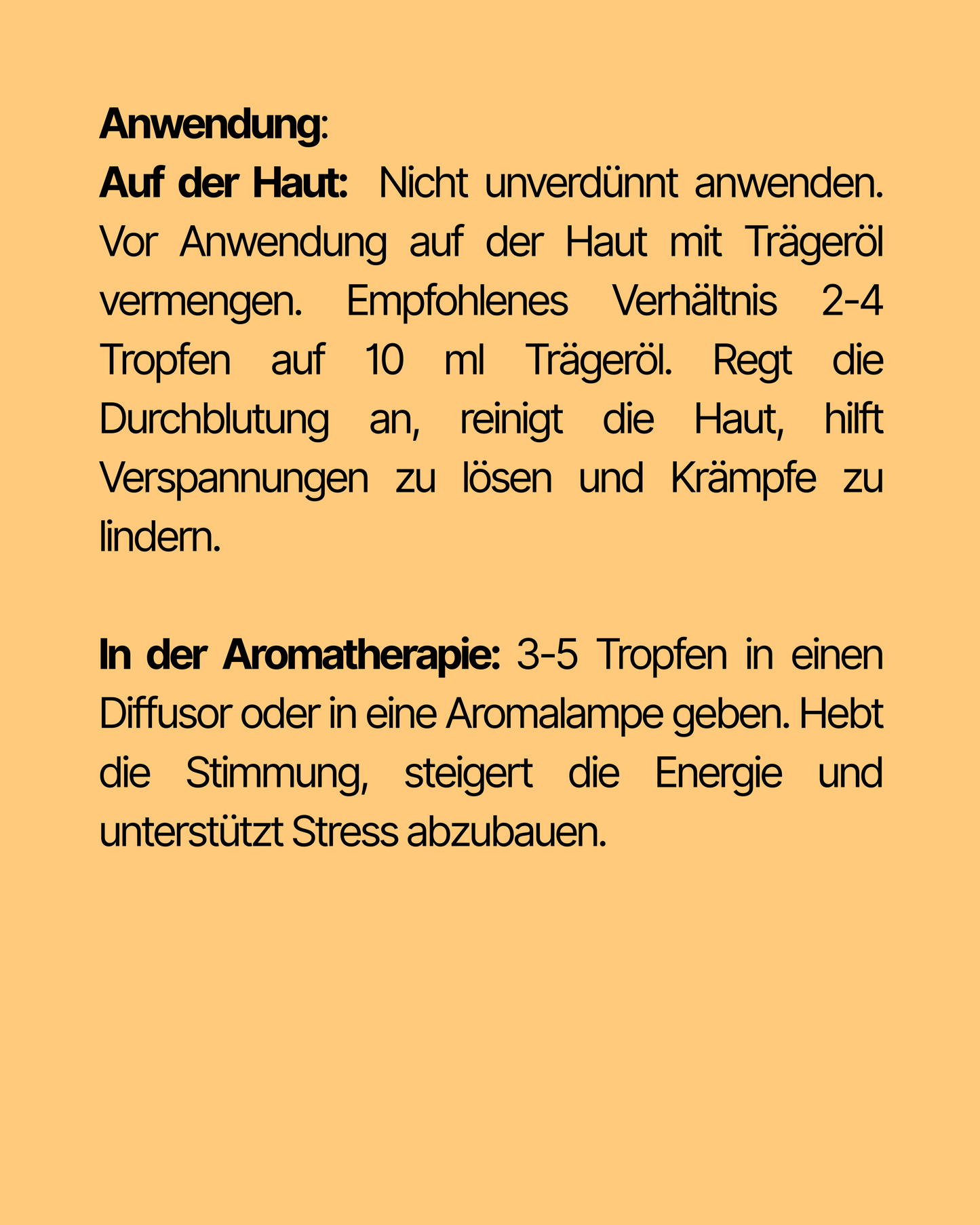 100 % natürliches Orangenöl 10 ml