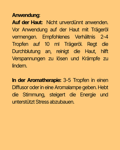 100 % natürliches Orangenöl 10 ml