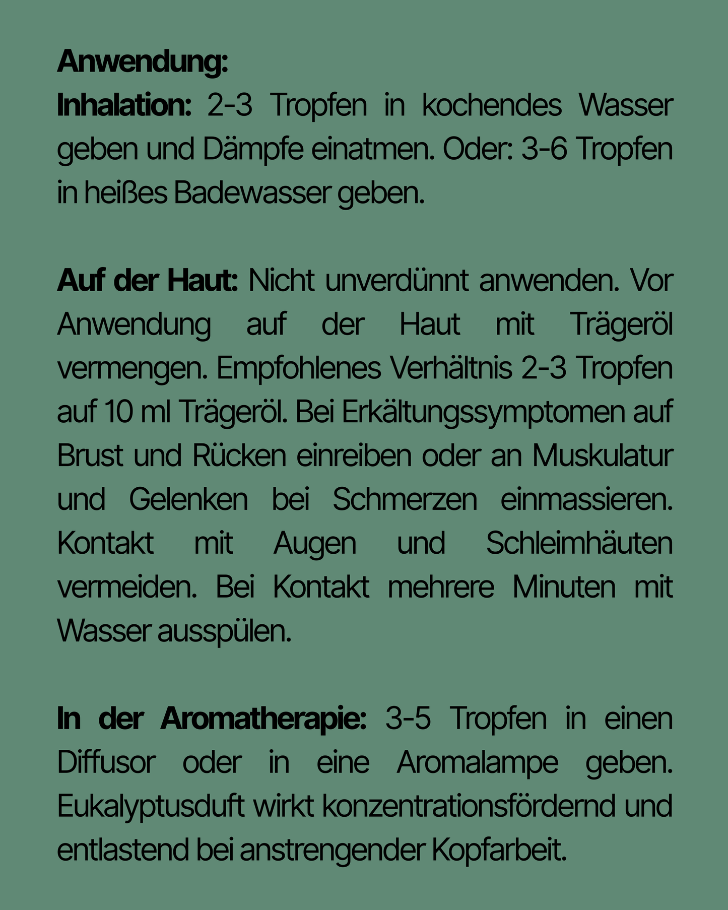 100 % natürliche Bio-Öle 10 ml