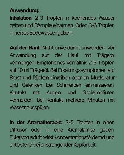 100 % natürliche Bio-Öle 10 ml