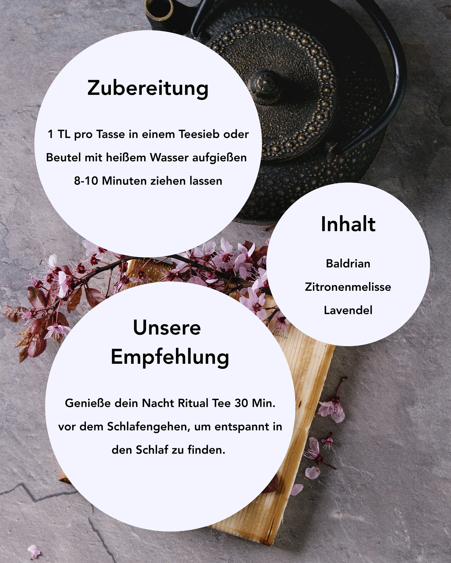 Nacht Ritual - Kräuterteemischung mit Baldrian