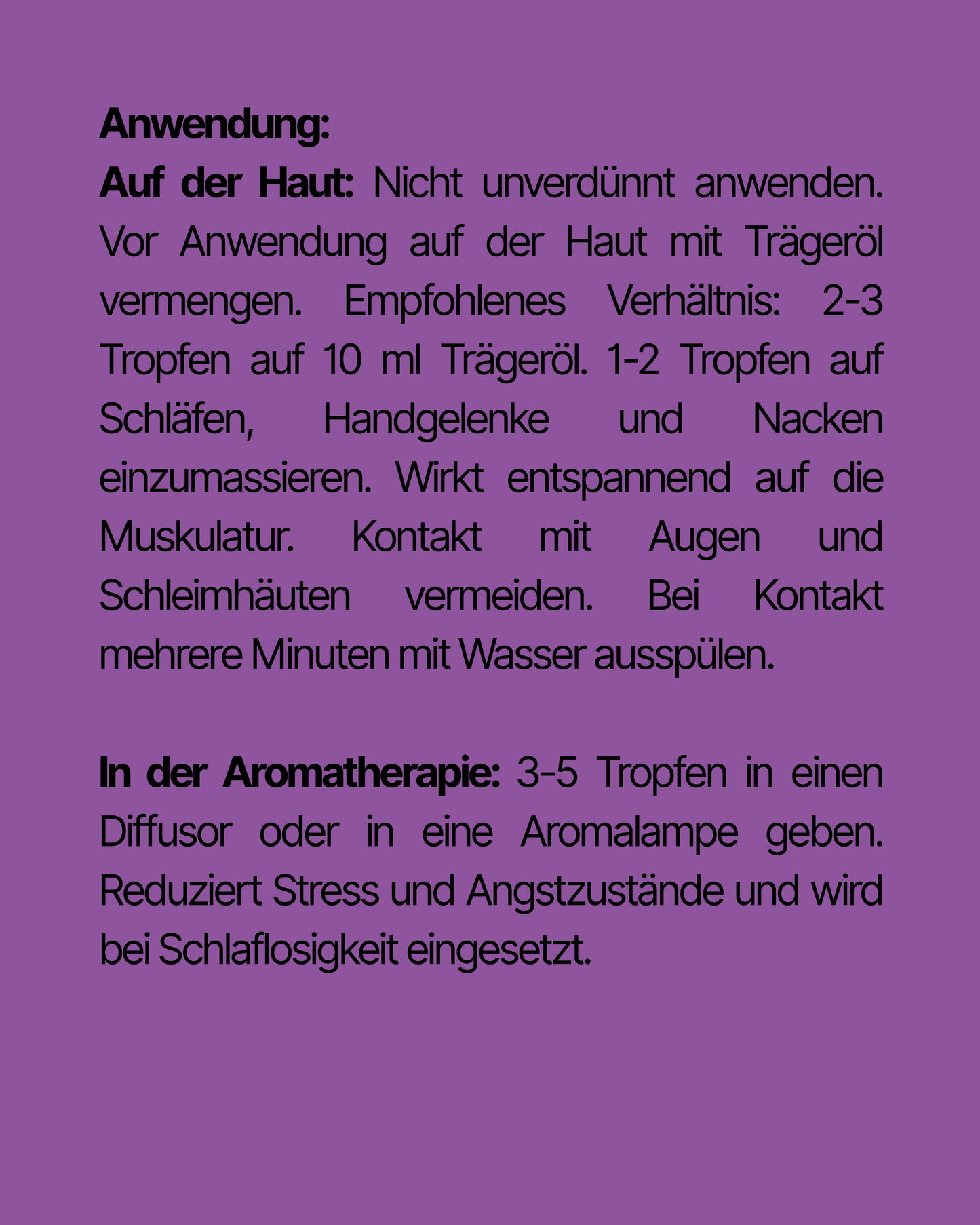 100 % natürliche Bio-Öle 10 ml