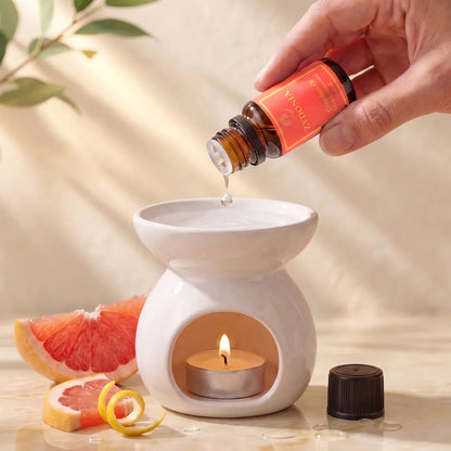 Ätherisches Öl Grapefruit in der Duftlampe