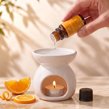 Ätherisches Öl Orange in der Duftlampe