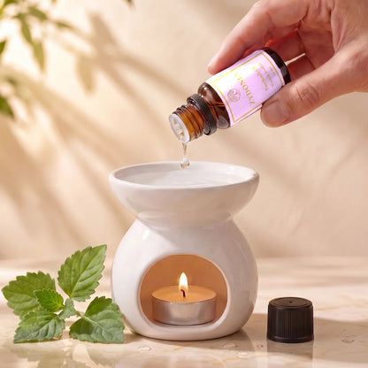 Ätherisches Öl Patchouli in der Duftlampe