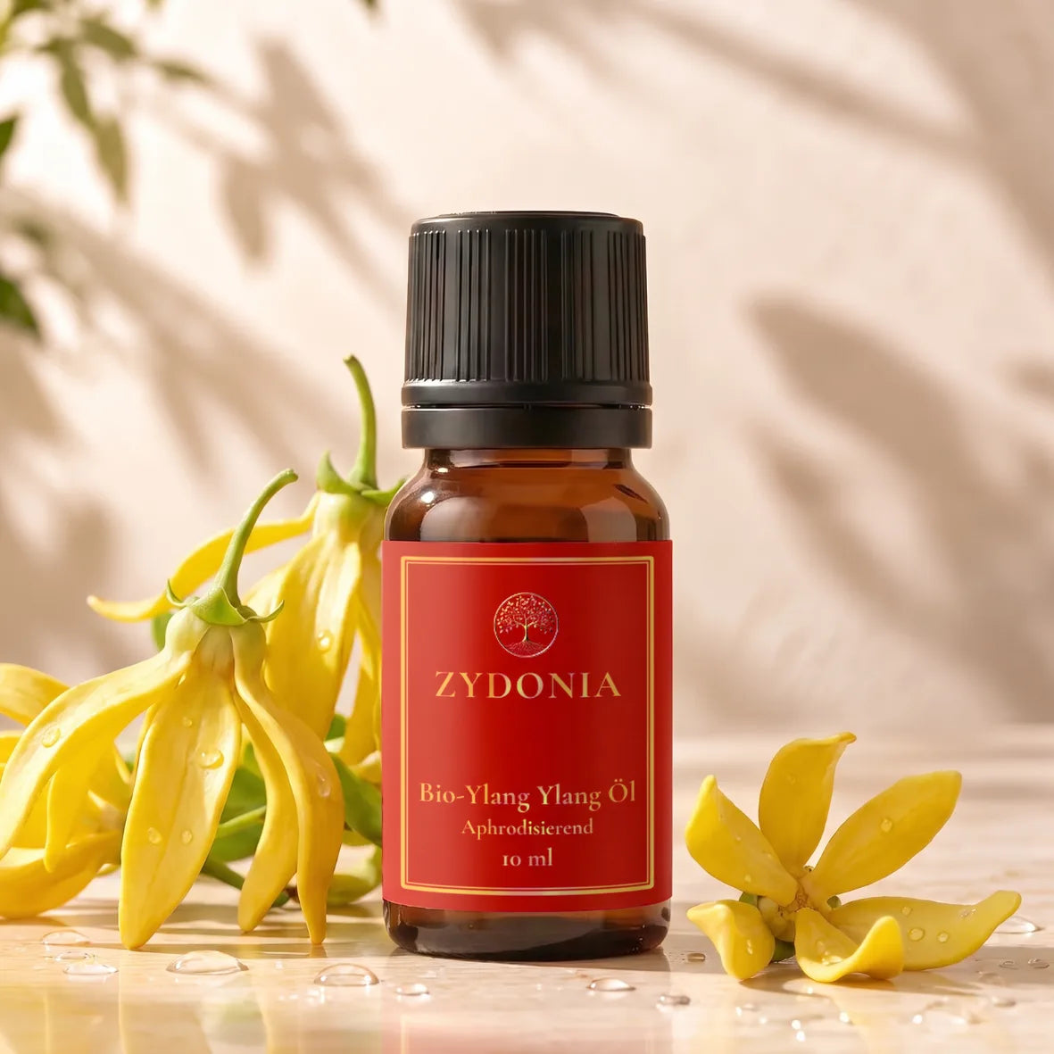 Ätherisches Öl Ylang Ylang mit Zutaten