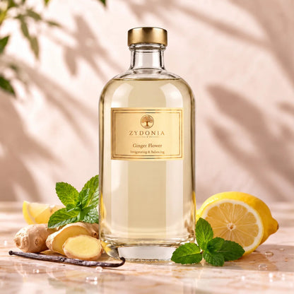 Raumduft Refill 500 ml Ginger Flower mit Zutaten