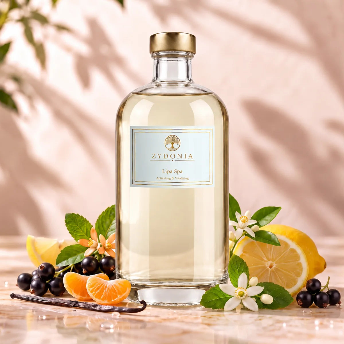 Raumduft Refill 500 ml Lipa Spa mit Zutaten